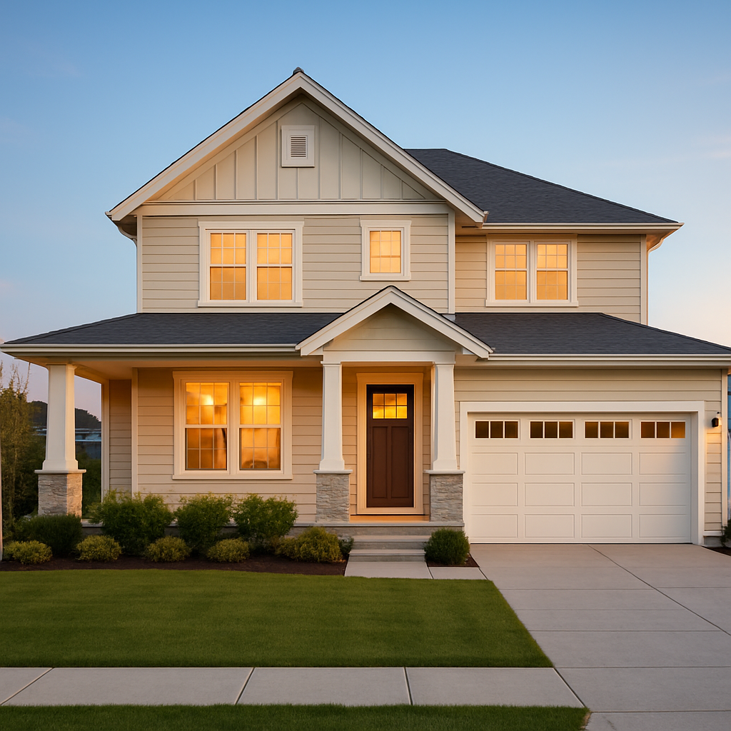 A modern suburban home representing closed homebuyer deals